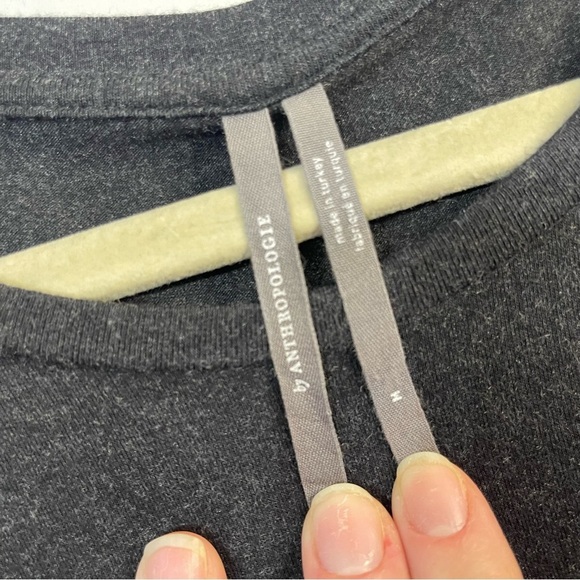 Anthropologie Draped Front Short Sleeve Dress Size Medium - Picture 7 of 11